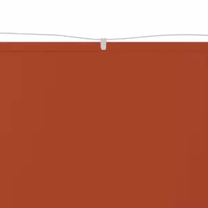Copertină verticală, teracotă, 60x600 cm, țesătură Oxford - Această copertină verticală este o protecție ideală împotriva vântului și oferă, de asemenea, intimitate casei dvs.! Material premium: Acest paravan d...