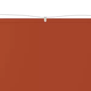 Copertină verticală, teracotă, 140x270 cm, țesătură Oxford - Această copertină verticală este o protecție ideală împotriva vântului și oferă, de asemenea, intimitate casei dvs.! Material premium: Acest paravan d...