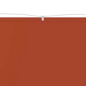 Copertină verticală, teracotă, 140x600 cm, țesătură Oxford - Această copertină verticală este o protecție ideală împotriva vântului și oferă, de asemenea, intimitate casei dvs.! Material premium: Acest paravan d...