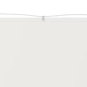 Copertină verticală, alb, 180x270 cm, țesătură Oxford - Această copertină verticală este o protecție ideală împotriva vântului și oferă, de asemenea, intimitate casei dvs.! Material premium: Acest paravan d...