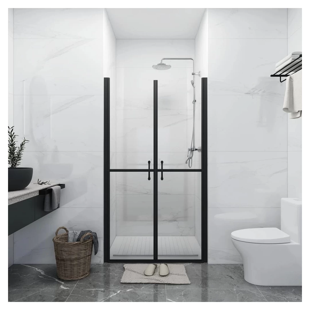 Ușă cabină de duș, transparent, (98-101)x190 cm, ESG - Această ușă pentru cabina de duș combină stilul și funcționalitatea, oferind o cale de acces largă și practică în duș. Cadrul din aluminiu și panouril...