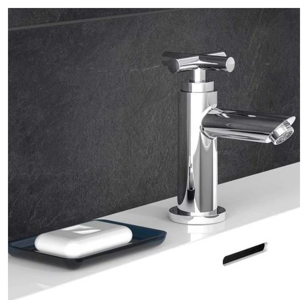 SCHÜTTE Baterie de apă rece MATAO, crom - Un robinet bun pentru chiuvetă este esențial în orice baie. De la spălarea mâinilor până la spălarea dinților sau bărbierit, bateria premium de apă re...