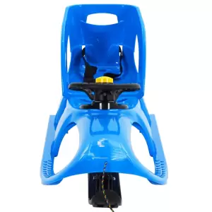 Sanie cu scaun și volan, albastru, 102,5x40x23cm, polipropilenă - În această iarnă, lăsați-l pe micuțul dvs. să se bucure de distracția captivantă de a se juca, folosind această sanie super cool! PP durabil: Fabricat...