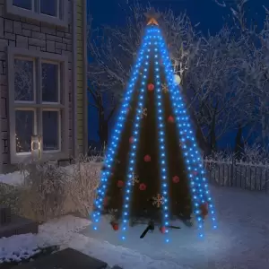 Instalație brad de Crăciun cu 250 LED-uri, albastru, 250 cm - Aceste becuri cu LED sunt concepute special pentru decorarea bradului de Crăciun și creează o atmosferă plăcută. Instalația de lumini include 250 de L...