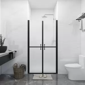 Ușă cabină de duș, mată, (98-101)x190 cm, ESG - Această ușă pentru cabina de duș combină stilul și funcționalitatea, oferind o cale de acces largă și practică în duș. Cadrul din aluminiu și panouril...