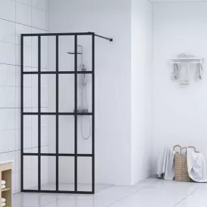 Paravan duș walk-in, 80x195 cm, sticlă securizată transparentă - Aduceți o notă de estetică industrială în baia dvs. cu acest paravan de duș walk-in modern! Panoul de duș se bucură de un design rafinat, din material...