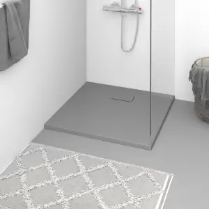 Cădiță de duș, gri, 90x90 cm, SMC - Cu un aspect modern, minimalist, dar bine conturat, această cădiță de duș va fi o completare minunată pentru baia dvs.! Cădița de baie are un prag jos...