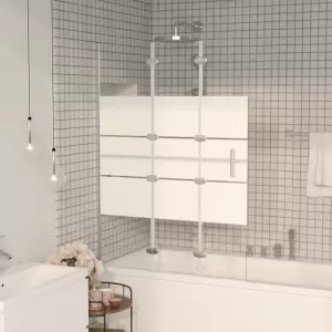 Cabină de duș pliabilă, alb, 100x140 cm, ESG - Având un design elegant, această cabină de duș pliabilă va fi cu adevărat un produs ușor de utilizat pentru baia dvs. Cadrul din aluminiu și panourile...