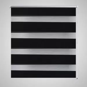 Jaluzea tip zebră, 80 x 150 cm, negru - Acest rulou elegant este o alegere inteligentă pentru locuința modernă și poate fi o alternativă elegantă la jaluzelele tradiționale venețiene sau ver...