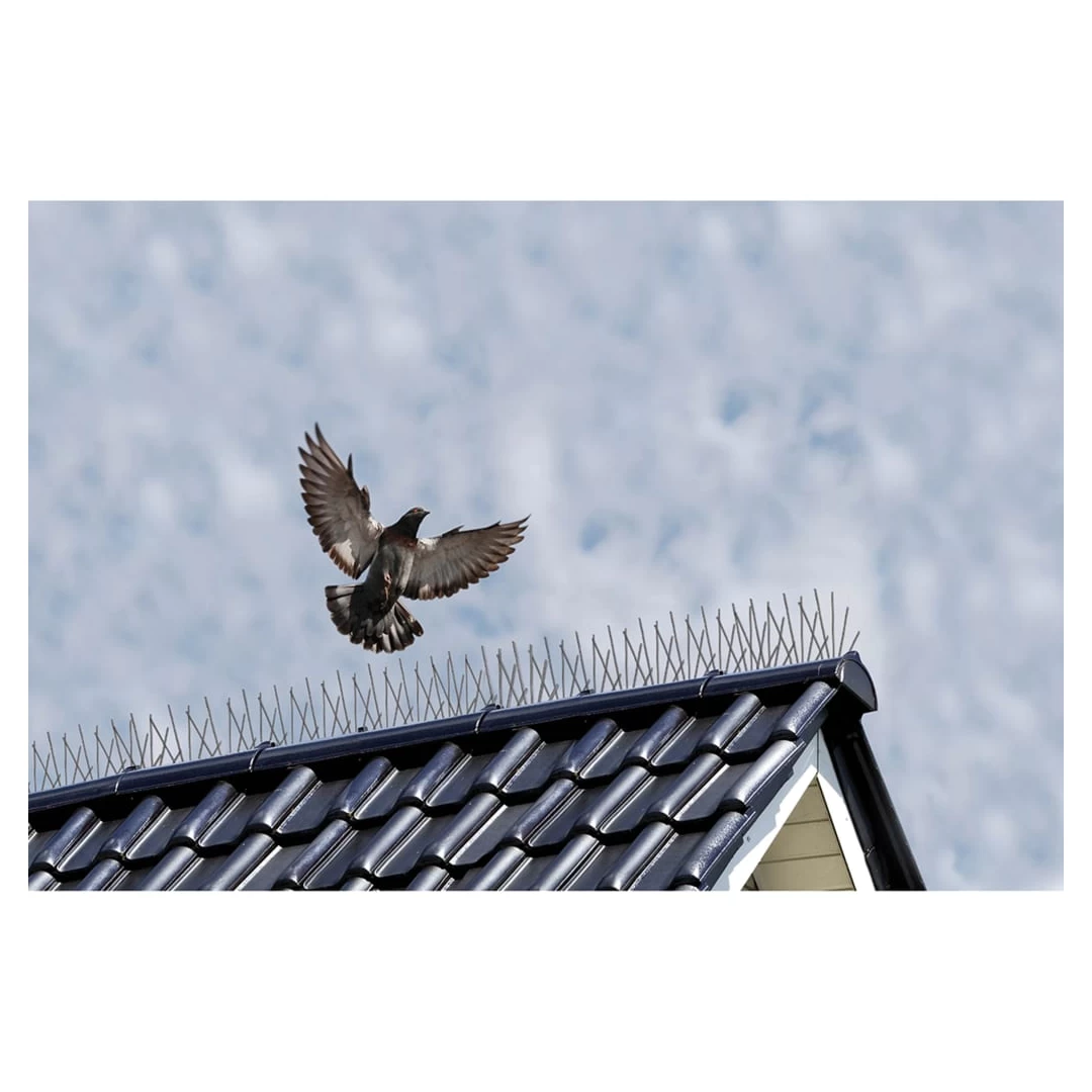 Nature Țepi împotriva păsărilor, 6 buc., 32 x 11 x 18 cm - Țepii împotriva păsărilor, de la Nature, sunt ideali pentru a împiedica stolurile de păsări să se așeze pe marginile clădirilor, garduri sau panouri s...