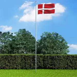 Steagul Danemarcei, 90 x 150 cm - Steagul Danemarcei frumos colorat va fi punctul de atracție în grădina dvs. sau la evenimente sportive, fiind perfect pentru a vă demonstra spiritul p...