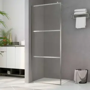 Paravan de duș walk-in, 80 x 195 cm, sticlă ESG transparentă - Aduceți un plus estetică modernă în baia dvs. cu acest paravan de duș din sticlă transparentă! Oferă un stil rafinat, cu materiale premium, creând o p...