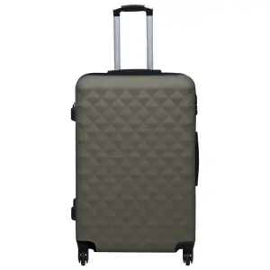 Set de valize cu carcasă rigidă, 2 piese, antracit, ABS - Indiferent dacă plecați într-o călătorie de afaceri sau în vacanță, acest set de valize cu carcasă rigidă, cu aspect atrăgător, vă asigură spațiu sufi...