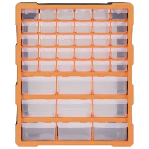 Organizator cu 39 de sertare, 38 x 16 x 47 cm - Acest organizator cu 39 de sertare este un element absolut necesar, fiind conceput pentru a stoca cu grijă o mare varietate de articole. Poate fi folo...