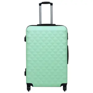 Set de valize cu carcasă rigidă, 2 piese, verde mentă, ABS - Indiferent dacă plecați într-o călătorie de afaceri sau în vacanță, acest set de valize cu carcasă rigidă, cu aspect atrăgător, vă asigură spațiu sufi...