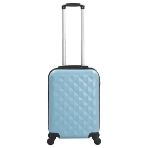 Valiză cu carcasă rigidă, albastru, ABS - Indiferent dacă plecați într-o călătorie de afaceri sau în vacanță, această valiză cu carcasă rigidă, cu aspect atrăgător, vă asigură spațiu suficient...