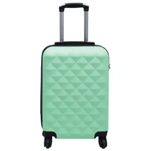 Valiză cu carcasă rigidă, verde mentă, ABS - Indiferent dacă plecați într-o călătorie de afaceri sau în vacanță, această valiză cu carcasă rigidă, cu aspect atrăgător, vă asigură spațiu suficient...