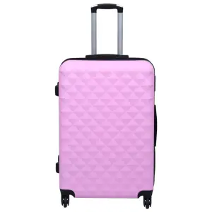 Set de valize cu carcasă rigidă, 2 piese, roz, ABS - Indiferent dacă plecați într-o călătorie de afaceri sau în vacanță, acest set de valize cu carcasă rigidă, cu aspect atrăgător, vă asigură spațiu sufi...