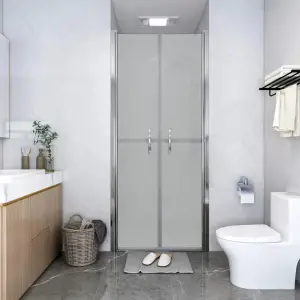 Ușă cabină de duș, mat, 71 x 190 cm, ESG - Această ușă pentru cabina de duș combină stilul și funcționalitatea, oferind o cale de acces largă și practică în duș. Cadrul din aluminiu și panouril...