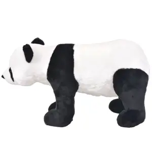 Urs panda de jucărie din pluș în picioare, alb și negru, XXL - Joaca va fi mult mai distractivă pentru copilul dvs. cu acest urs panda de jucărie în mărime naturală! Această jucărie drăgălașă din pluș foarte moale...