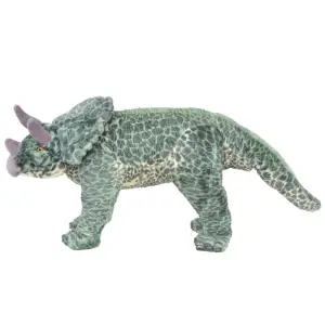 Jucărie din pluș dinozaur Triceratops în picioare, verde, XXL - Joaca va fi mult mai distractivă pentru copilul dvs. cu acest dinozaur de jucărie adorabil! Această jucărie drăgălașă din pluș foarte moale, cu trăsăt...