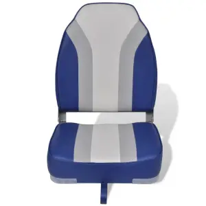 Scaun pliabil cu spătar înalt pentru barcă - Acest scaun de barcă practic este proiectat ergonomic, pentru a se potrivi contururilor corpului dvs., și combină confortul cu un preț accesibil. Dato...