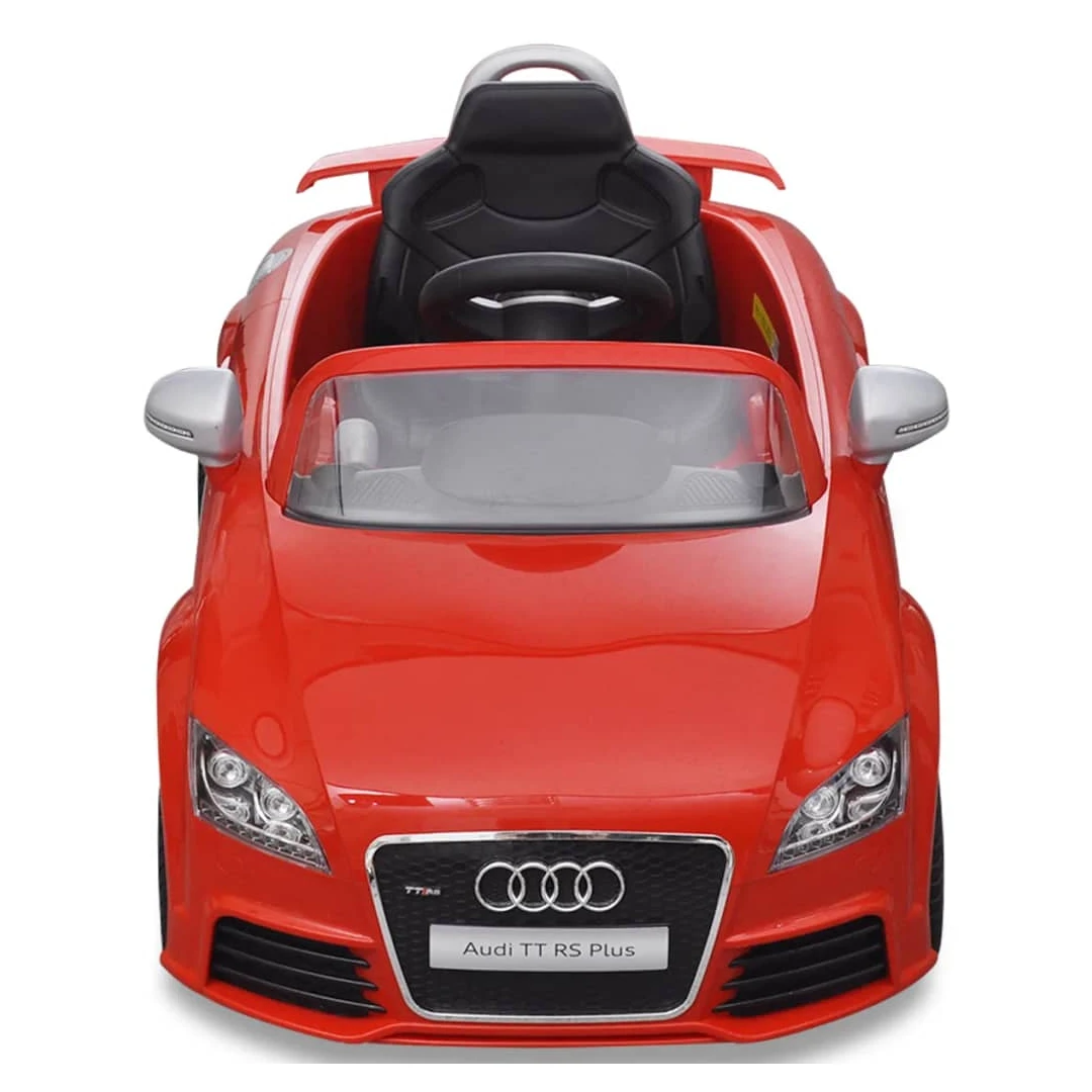 Mașinuță pentru copii Audi TT RS, cu telecomandă, roșu - Această mașinuță Audi TT RS combină stilul sportiv cu caracteristicile minunate pentru copii, iar culoarea sa roșie strălucitoare o face să atragă pri...