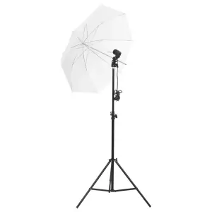 Kit lumini studio foto, fundaluri şi umbrele - Acest kit de iluminat flexibil pentru studiouri foto, ce include un set de fundaluri și umbrele reflectorizante, poate fi utilizat pentru fotografiere...