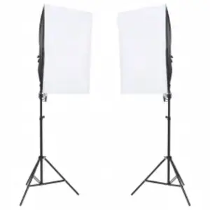 Kit studio foto cu set de lumină și fundal - Acest set de studio foto este o alegere ideală pentru fotografierea în studio sau la locație. Performanță excelentă de iluminare: Cu o temperatură a c...