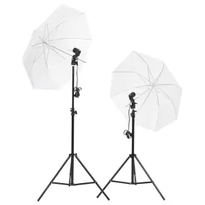 Set studio foto cu set de lumini, fundal și reflector - Acest set de studio foto este o alegere ideală pentru fotografierea în studio sau la locație. Performanță excelentă a luminii: Prin utilizarea lămpilo...