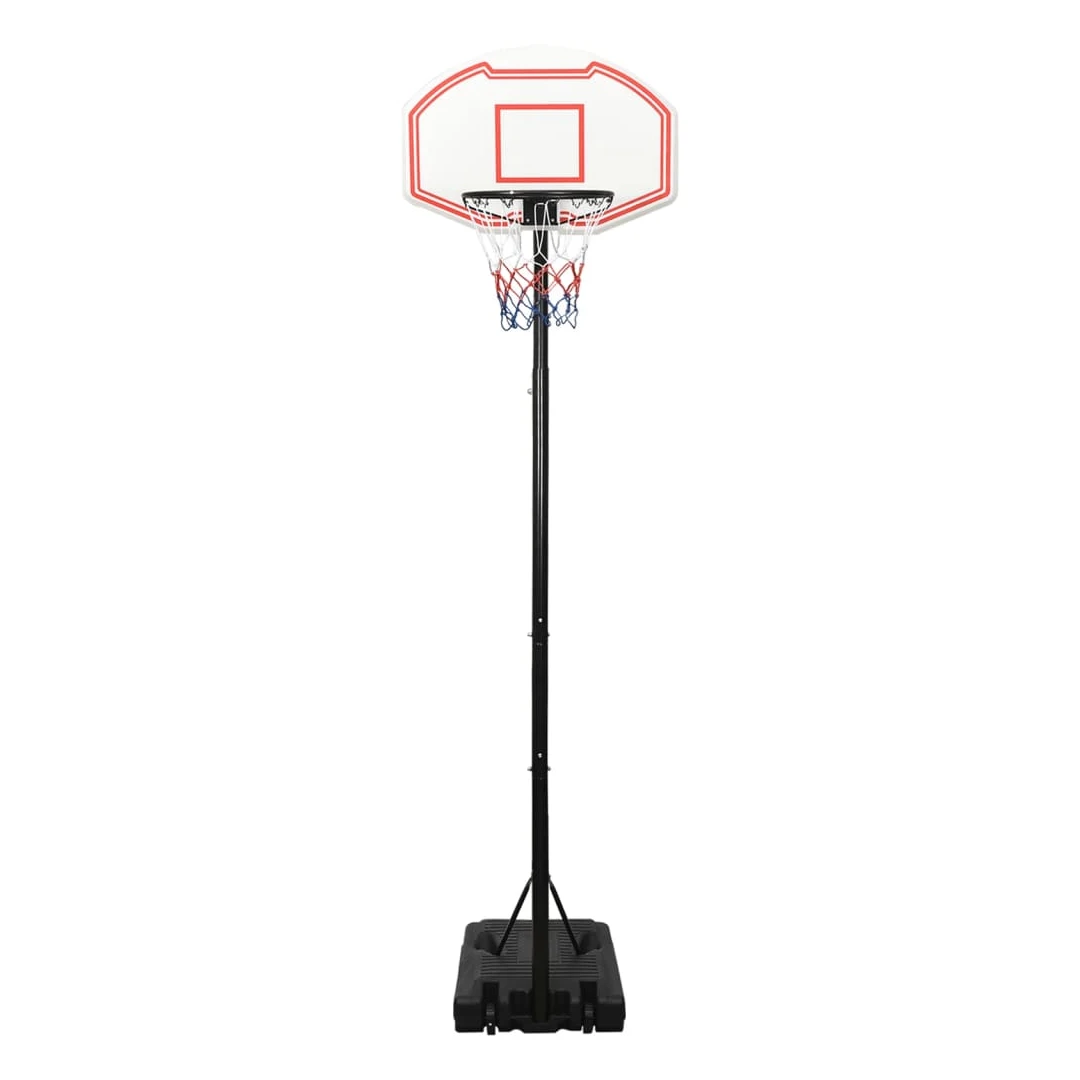 Suport pentru coș de baschet, alb, 282-352 cm, polietilenă - Vreți să vă bucurați de un joc de baschet cu prietenii dvs. oriunde și oricând? Atunci acest suport cu coș de baschet reglabil, este alegerea perfectă...