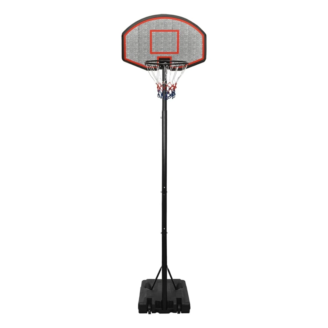 Suport cu coș de baschet, negru, 282-352 cm, polietilenă - Vreți să vă bucurați de un joc de baschet cu prietenii dvs. oriunde și oricând? Atunci acest suport cu coș de baschet reglabil, este alegerea perfectă...