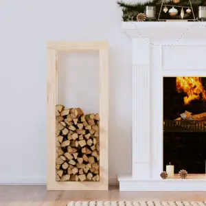 Rastel pentru lemne de foc, 41x25x100 cm, lemn masiv pin - Acest rastel pentru lemne de foc este o soluție ideală pentru depozitarea ordonată a lemnelor de foc. Lemn masiv de pin: Lemnul masiv de pin este un m...
