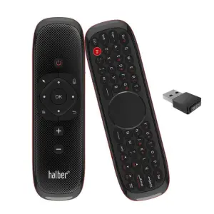 Telecomanda smart halber cu tastatura full qwerty, Air Mouse - 