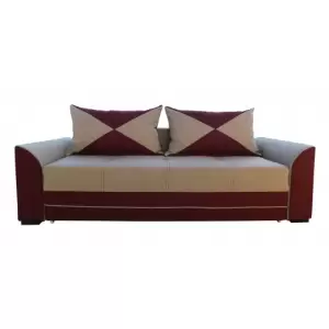 Canapea extensibila Delia Gri/Bordo - Alege din oferta noastra mobilier canapea tapitata si extensibila pentru living si dormitor, culoare gri-bordo. Avem super oferte la mobila, nu rata