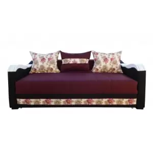 Canapea extensibila Lucia Bordo - Avem pentru tine mobilier canapea tapitata si extensibila pentru living si dormitor, culoare bordo. Mobilier de calitate la preturi avantajoase.