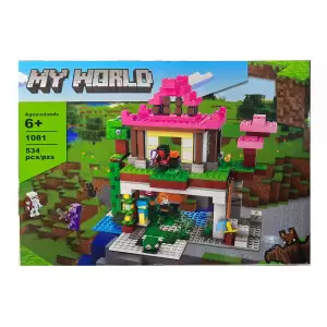 Set de constructie My World of Minecraft, 534 piese tip lego - <p><strong>Set de constructie My World of Minecraft, 534 piese tip lego</strong></p>