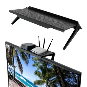 Suport pliabil de depozitare pentru TV sau Monitoare LCD, Maxim 4 Kg, Negru, 30 x 11 x 3 cm - 