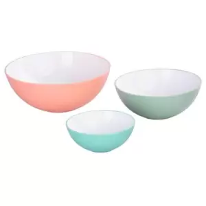 Boluri salata, plastic, set 3 buc,  0.6/1.5/3 L, MagicHome - Boluri salata, plastic, set 3 buc, 0.6/1.5/3 L, MagicHomeSetul contine 3 boluri de diferite volume (0.6, 1.5 si 3 litri), colorate in nuante subtile, de bun gust. Acestea se pot folosi inclusiv in cuptorul cu microunde si pot fi curatate la masina de spalat vase.