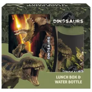 Set cutie sandwich si sticla de apa, Derform ZSBADN18, Dinozauri - 