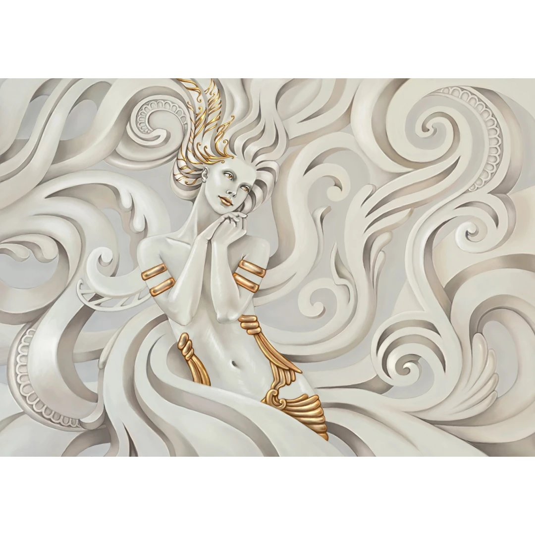 Fototapet de perete autoadeziv si lavabil Zeita Medusa (2), 300 x 200 cm - 