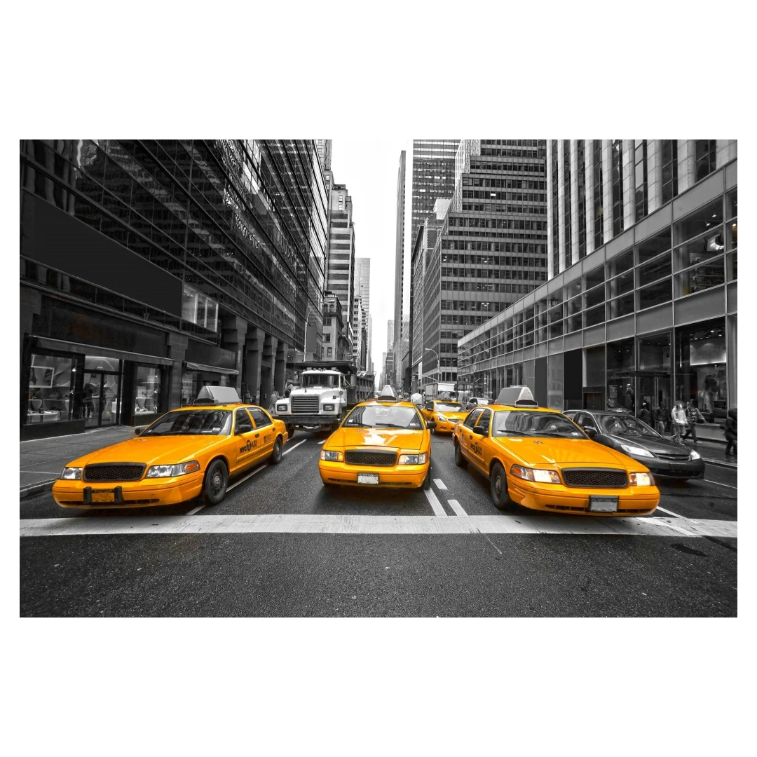 Fototapet autocolant Taxi in New York, 250 x 150 cm - 