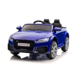 Masina electrica pentru copii, Audi TTRS Albastru, 2 motoare, 3 viteze, greutate maxima admisa 30 kg - 