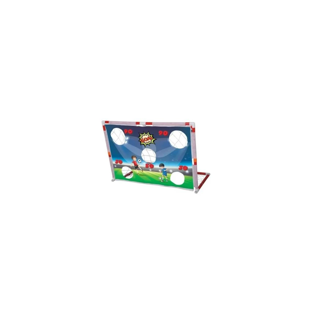 Poarta de fotbal cu minge inclusa, pentru copii, cu prelata si tinta cu puncte, GOL 227 - 