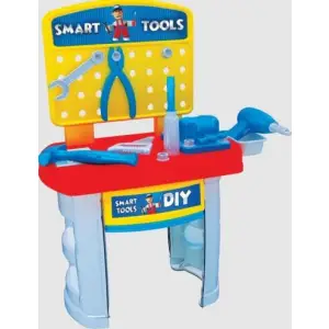 Banc de lucru cu unelte pentru copii, 35 piese, Smart Tools, 130 - 
