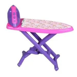 Set masa si fier de calcat de jucarie, cadoul perfect pentru fetite, roz-mov, 0385 - 