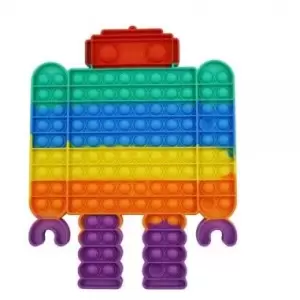 Jucarie senzoriala antistres pentru copii, Pop It Now, Robot Urias, Multicolor, Model 3 - 