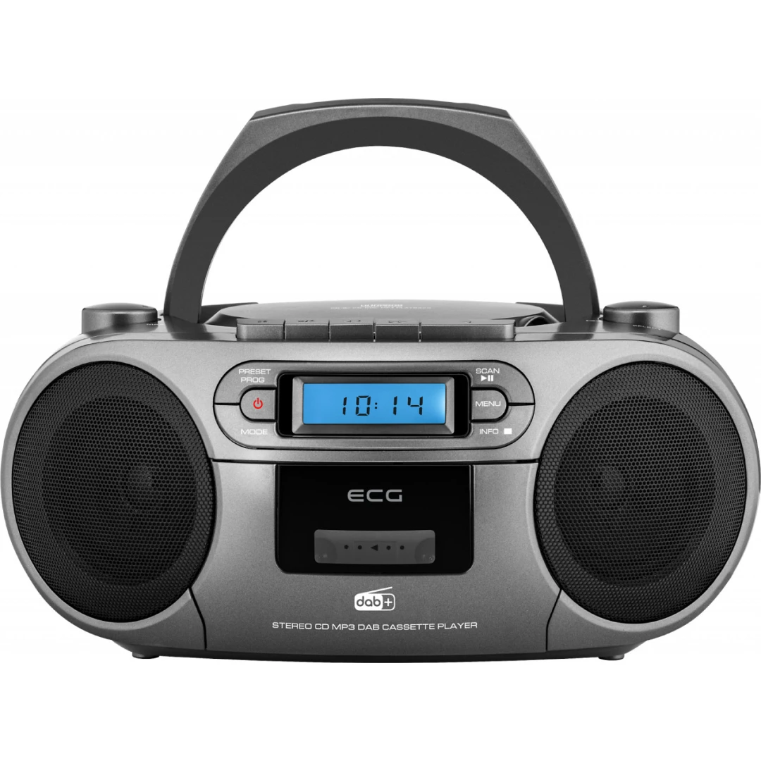 Sistem audio ECG CDR 999 DAB, 2 x 1,5W RMS, Radio, USB, CD, Casetofon, MP3, FM - 