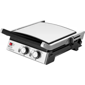 Grill si Vafe ECG KG 2033 DUO, 2000 W, 2 termostate independente - 