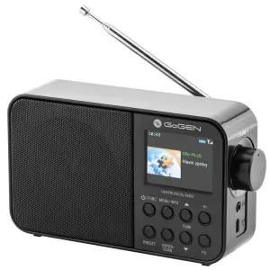 Radio portabil GoGEN DAB 500 BTC cu tuner DAB+ si FM, 1W, Bluetooth, LCD color, - 